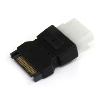 StarTech.com SATA na LP4 kabel zasilający adapter, SATA (15-pin), LP4 (4-pin), Czarny