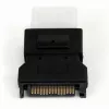 StarTech.com SATA na LP4 kabel zasilający adapter, SATA (15-pin), LP4 (4-pin), Czarny