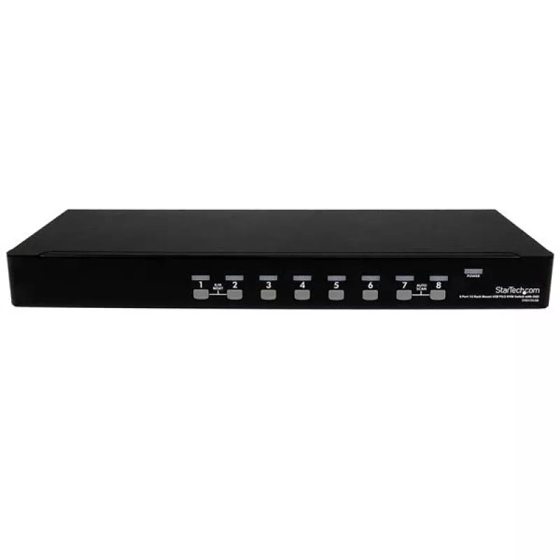 StarTech.com 8-portowy przełącznik KVM rack 1U USB/PS2 z OSD