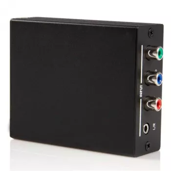 StarTech.com Konwerter wideo Component na HDMI z dźwiękiem, czarny, RoHS, CE, FCC, 1080p, HDMI, 5 V, 80 mm