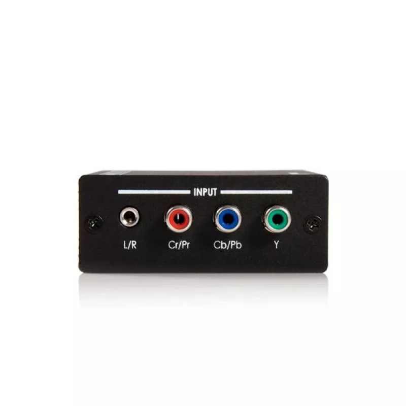 StarTech.com Konwerter wideo Component na HDMI z dźwiękiem, czarny, RoHS, CE, FCC, 1080p, HDMI, 5 V, 80 mm
