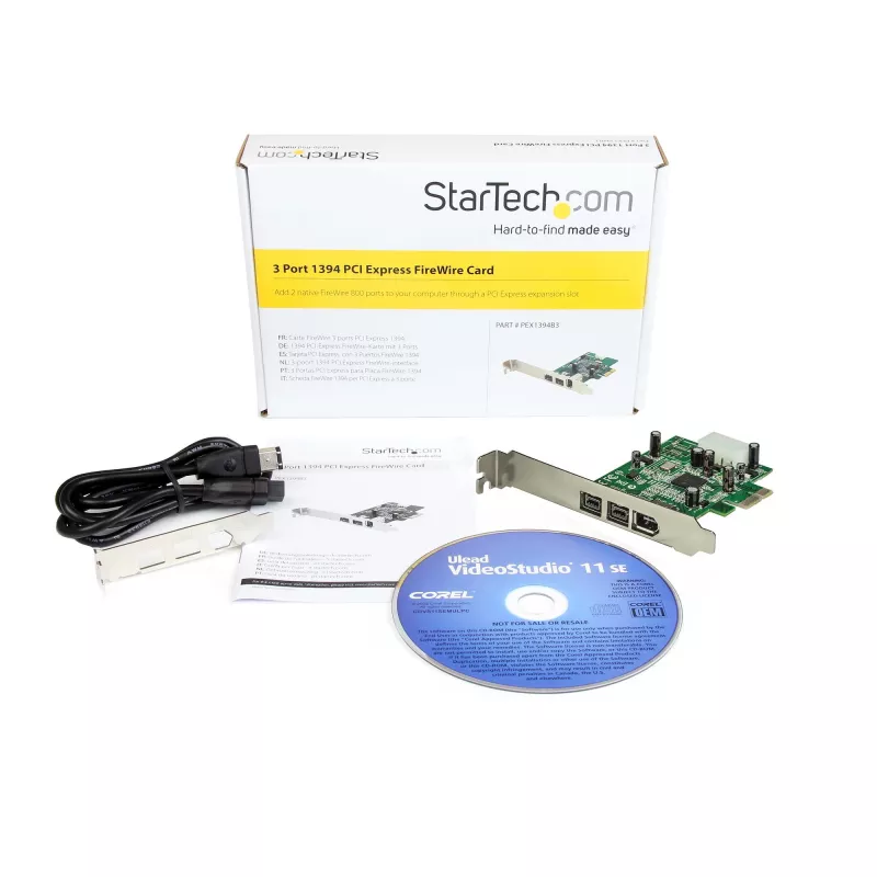 StarTech.com 3-portowa karta FireWire PCI Express 2b 1a 1394
