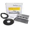 StarTech.com 4-portowy koncentrator USB na RS232 szeregowy adapter DB9, USB, szeregowy, srebrny, plastik, CE, FCC, RoHS, 1 W