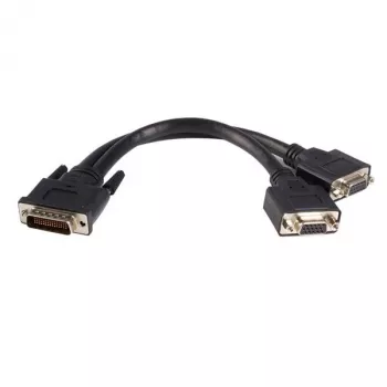 StarTech.com 8in LFH 59 Male to Dual Female VGA DMS 59 kabel