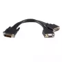 StarTech.com 8in LFH 59 Male to Dual Female VGA DMS 59 kabel