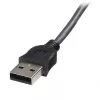 StarTech.com 6 ft Ultra-Thin USB VGA 2-w-1 kabel KVM, 1.8 m, czarny, VGA, USB A + VGA, Męski/Męski, 189 g