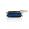 StarTech.com Kabel USB do równoległego portu drukarki 10 stóp - M/M, czarny, Centronics, USB Type-A, 30,5 m, Męski/Męski, CE, RoHS
