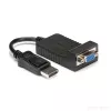 StarTech.com Adapter DisplayPort na VGA - Aktywny konwerter DP na VGA - Wideo 1080p - Wytrzymały - Kabel adaptera ze źródła DP/DP++ do monitora VGA - DP 1.2 na VGA - Zatrzaskowe złącze DP
