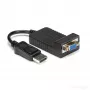 StarTech.com Adapter DisplayPort na VGA - Aktywny konwerter DP na VGA - Wideo 1080p - Wytrzymały - Kabel adaptera ze źródła DP/DP++ do monitora VGA - DP 1.2 na VGA - Zatrzaskowe złącze DP