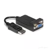 StarTech.com Adapter DisplayPort na VGA - Aktywny konwerter DP na VGA - Wideo 1080p - Wytrzymały - Kabel adaptera ze źródła DP/DP++ do monitora VGA - DP 1.2 na VGA - Zatrzaskowe złącze DP