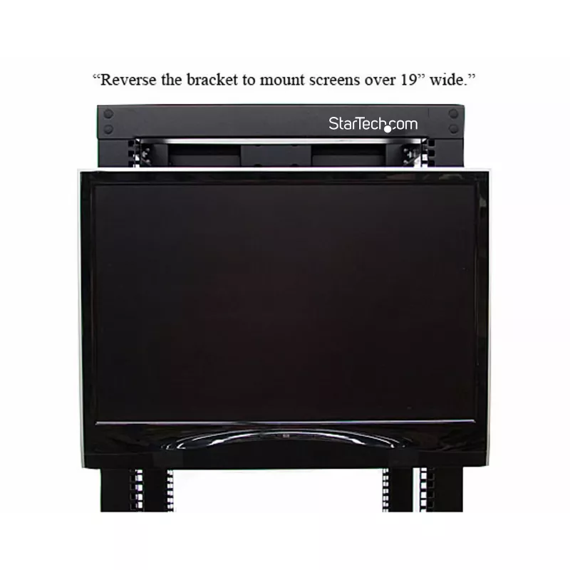 StarTech.com Uniwersalny uchwyt montażowy VESA do monitora LCD do szafy rack 19-calowej