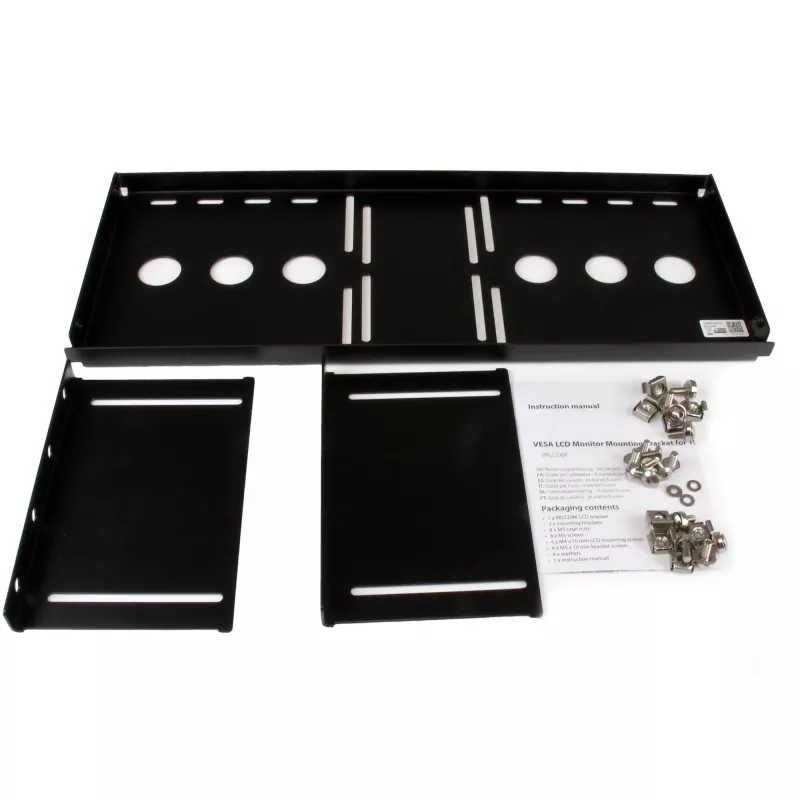 StarTech.com Uniwersalny uchwyt montażowy VESA do monitora LCD do szafy rack 19-calowej