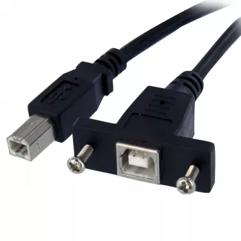 StarTech.com 0,3 m Panel Mount USB kabel B na B - F/M