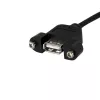 StarTech.com 1 ft Panel Mount USB kabel - USB A to Motherboard Header kabel F/F