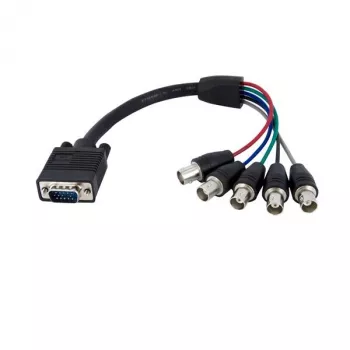 StarTech.com 1 ft Coax HD15 VGA do 5 BNC RGBHV - kabel do monitora - M/F
