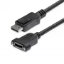 StarTech.com 3ft (1m) Panel Mount DisplayPort kabel - 4K x 2K - DisplayPort 1.2 Extension kabel Male to Female - DP Video Extender Cord z Panel Mount DP Connector - DP Monitor kabel