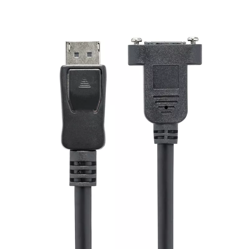StarTech.com 3ft (1m) Panel Mount DisplayPort kabel - 4K x 2K - DisplayPort 1.2 Extension kabel Male to Female - DP Video Extender Cord z Panel Mount DP Connector - DP Monitor kabel