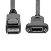 StarTech.com 3ft (1m) Panel Mount DisplayPort kabel - 4K x 2K - DisplayPort 1.2 Extension kabel Male to Female - DP Video Extender Cord z Panel Mount DP Connector - DP Monitor kabel