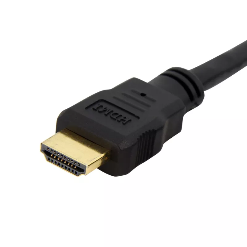 Adapter StarTech.com HDMI żeński na męski 0,9 m, 4K High Speed do montażu panelowego, kabel HDMI, 4K 30 Hz UHD HDMI, szerokość pasma 10,2 Gb/s, HDMI żeński na HDMI męski, kabel ze złączem do montażu panelowego HDMI