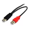 StarTech.com kabel USB Y 6 ft do zewnętrznego dysku twardego - USB A na mini B