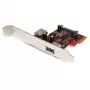 StarTech.com 2-portowa karta PCI Express SuperSpeed USB 3.0 z obsługą UASP - 1 wewnętrzny, 1 zewnętrzny