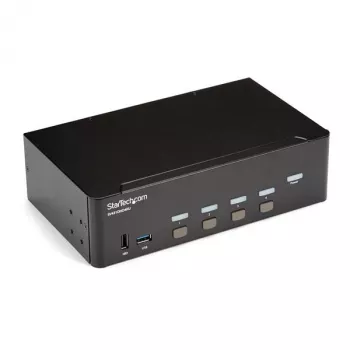Przełącznik KVM StarTech.com 4-portowy HDMI - 4K 30Hz - podwójny wyświetlacz