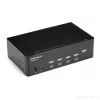 Przełącznik KVM StarTech.com 4-portowy HDMI - 4K 30Hz - podwójny wyświetlacz