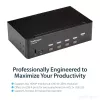 Przełącznik KVM StarTech.com 4-portowy HDMI - 4K 30Hz - podwójny wyświetlacz