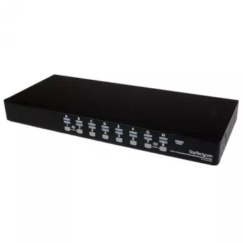 StarTech.com 16-portowy zestaw KVM USB do montażu w szafie rack 1U z OSD i kablami