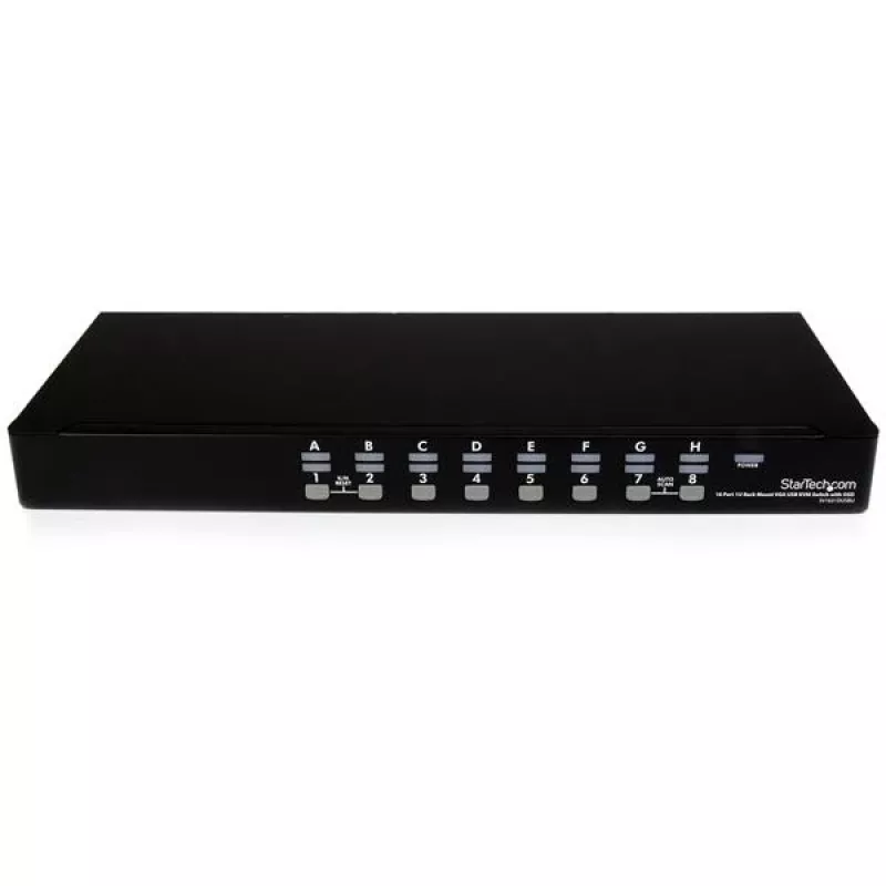 StarTech.com 16-portowy zestaw KVM USB do montażu w szafie rack 1U z OSD i kablami