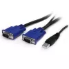 StarTech.com 16-portowy zestaw KVM USB do montażu w szafie rack 1U z OSD i kablami