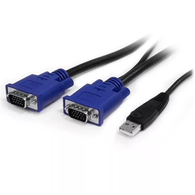 StarTech.com 16-portowy zestaw KVM USB do montażu w szafie rack 1U z OSD i kablami