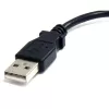 StarTech.com kabel Micro USB 6 cali - USB A na Micro B, 0,1524 m, USB A, Micro-USB B, męski/męski, 0,48 Gbit/s, czarny
