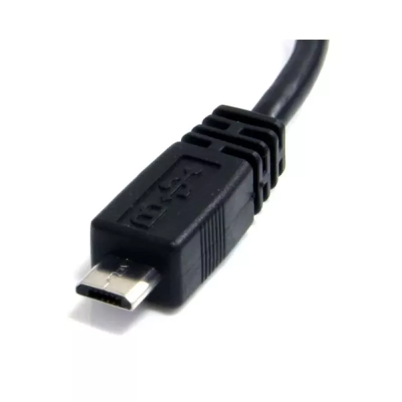 StarTech.com kabel Micro USB 6 cali - USB A na Micro B, 0,1524 m, USB A, Micro-USB B, męski/męski, 0,48 Gbit/s, czarny