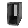 StarTech.com 4-Post 25U Server Rack Cabinet, Lockable 19 inch Data Rack Cabinet for Computer / AV / IT Equipment, Office / Home sieciowy Rack z Casters & Adjustable Mounting Rails