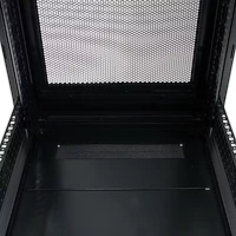StarTech.com 4-Post 25U Server Rack Cabinet, Lockable 19 inch Data Rack Cabinet for Computer / AV / IT Equipment, Office / Home sieciowy Rack z Casters & Adjustable Mounting Rails