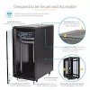 StarTech.com 4-Post 25U Server Rack Cabinet, Lockable 19 inch Data Rack Cabinet for Computer / AV / IT Equipment, Office / Home sieciowy Rack z Casters & Adjustable Mounting Rails