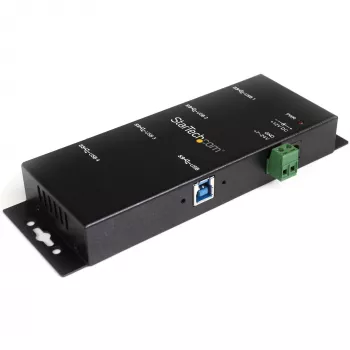 StarTech.com 4-portowy przemysłowy koncentrator USB 3.0 z ochroną ESD