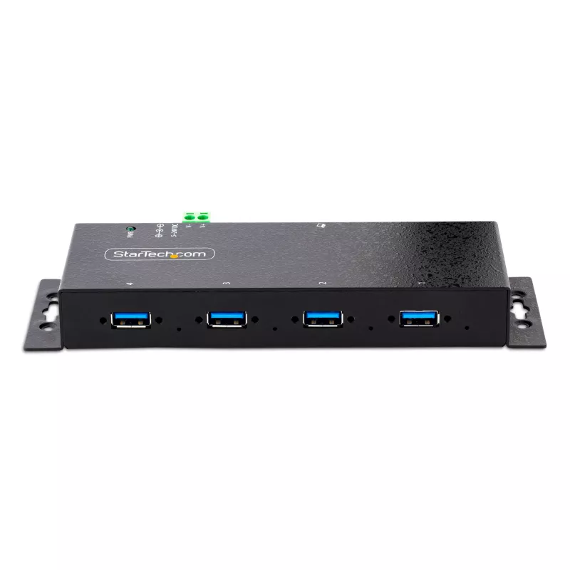 StarTech.com 4-portowy przemysłowy koncentrator USB 3.0 z ochroną ESD