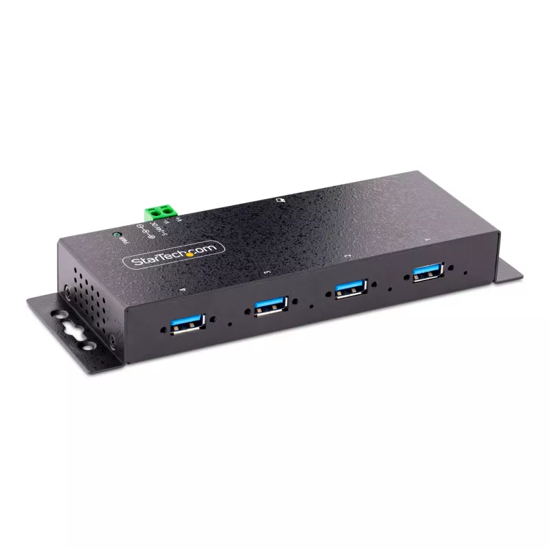 StarTech.com 4-portowy przemysłowy koncentrator USB 3.0 z ochroną ESD
