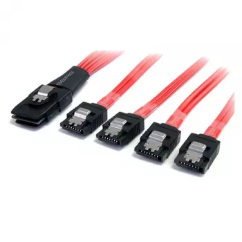 StarTech.com 50cm Serial Attached SCSI SAS kabel - SFF-8087 do 4x zatrzaskowych SATA