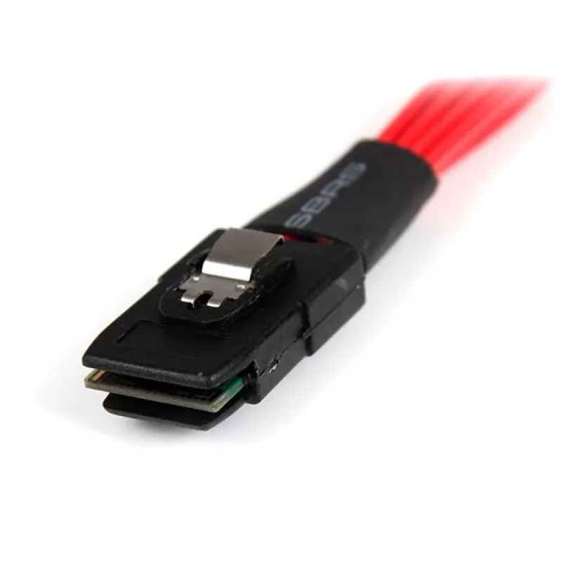 StarTech.com 50cm Serial Attached SCSI SAS kabel - SFF-8087 do 4x zatrzaskowych SATA