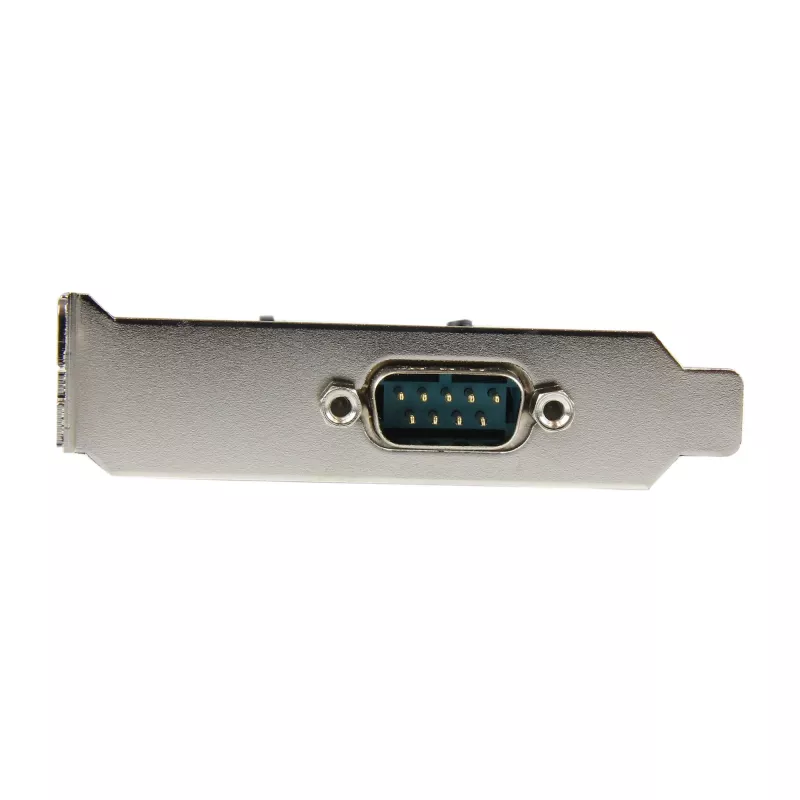 Karta rozszerzeń StarTech.com 1-port PCI Express RS232 - kontroler szeregowy - PCIe na port szeregowy DB9 - 16550 UART - niskoprofilowa - Windows i Linux