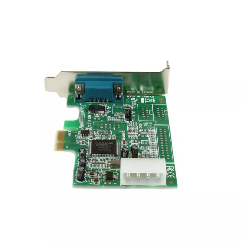 Karta rozszerzeń StarTech.com 1-port PCI Express RS232 - kontroler szeregowy - PCIe na port szeregowy DB9 - 16550 UART - niskoprofilowa - Windows i Linux