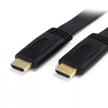 StarTech.com 1,8m Płaski kabel HDMI High Speed z Ethernetem - Ultra HD 4k x 2k HDMI - HDMI do HDMI M/M ~ 6 stóp Płaski kabel HDMI High Speed z Ethernetem - Ultra HD 4k x 2k HDMI - HDMI do HDMI M/M