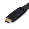 StarTech.com 1,8m Płaski kabel HDMI High Speed z Ethernetem - Ultra HD 4k x 2k HDMI - HDMI do HDMI M/M ~ 6 stóp Płaski kabel HDMI High Speed z Ethernetem - Ultra HD 4k x 2k HDMI - HDMI do HDMI M/M
