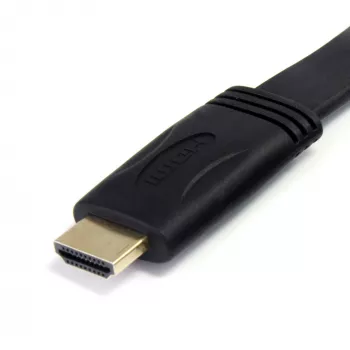 StarTech.com 1,8m Płaski kabel HDMI High Speed z Ethernetem - Ultra HD 4k x 2k HDMI - HDMI do HDMI M/M ~ 6 stóp Płaski kabel HDMI High Speed z Ethernetem - Ultra HD 4k x 2k HDMI - HDMI do HDMI M/M