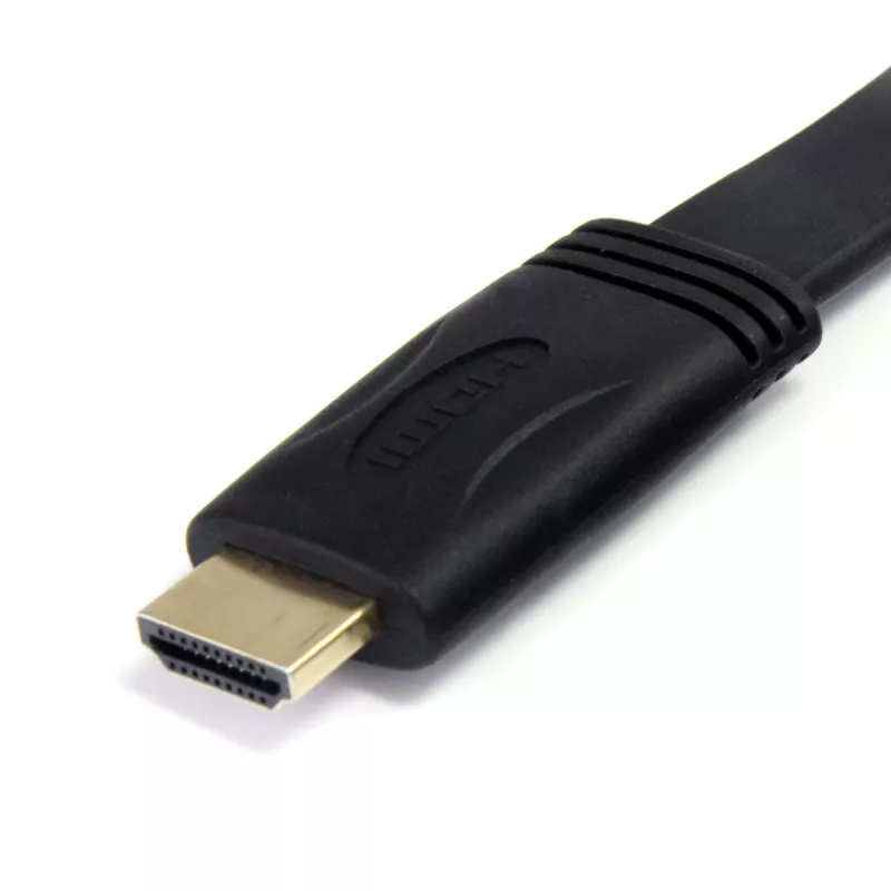 StarTech.com 1,8m Płaski kabel HDMI High Speed z Ethernetem - Ultra HD 4k x 2k HDMI - HDMI do HDMI M/M ~ 6 stóp Płaski kabel HDMI High Speed z Ethernetem - Ultra HD 4k x 2k HDMI - HDMI do HDMI M/M