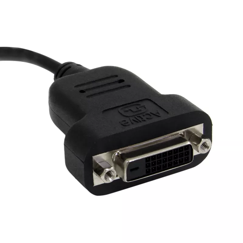 StarTech.com Mini DisplayPort do DVI Adapter - Aktywny adapter Mini DisplayPort do DVI-D - Wideo 1080p - mDP lub Thunderbolt 1/2 Mac/PC do monitora DVI Dongle, mDP do DVI Single-Link