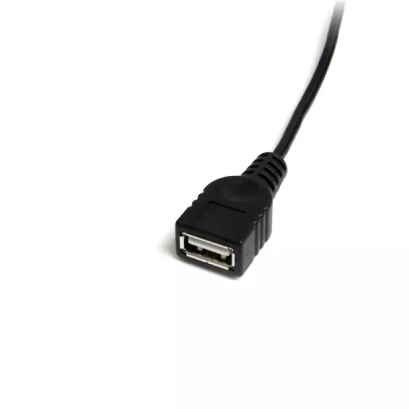Kabel StarTech.com Mini USB 2.0 1 ft - USB A na Mini B M/Ż, 0,3 m, USB A, Mini-USB B, Męski/Żeński, 0,48 Gbit/s, Czarny